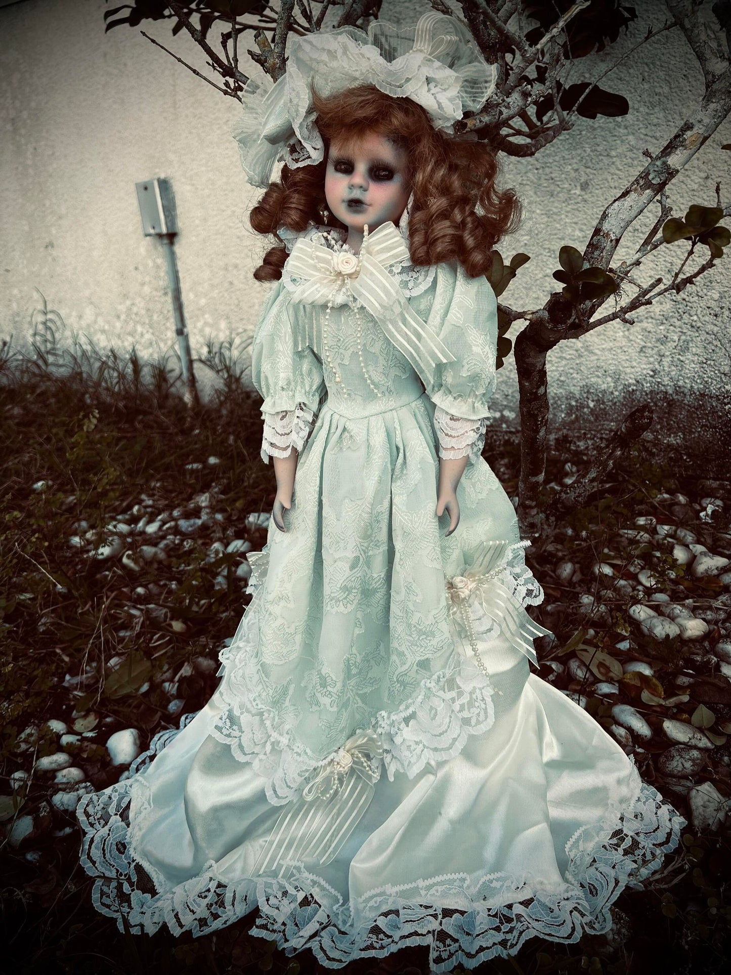 Meet Renee 16" Doll Porcelain Witchy Creepy Haunted Spirit Infected Scary Poltergeist Spooky Possessed Gothic Positive Gift Idea Vessel
