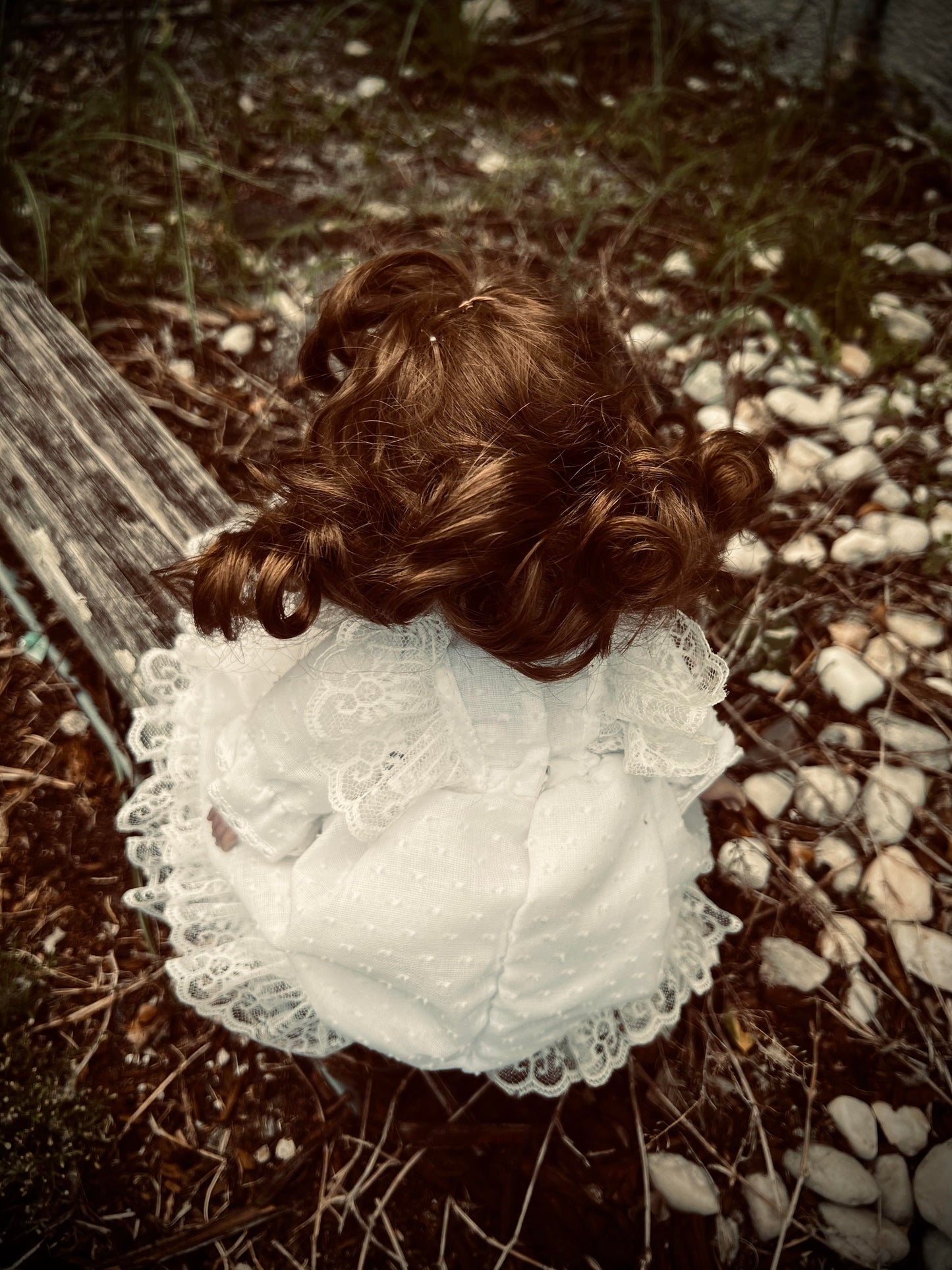 Meet Natalie 13" VTG Porcelain Haunted Ghostly Spirt Infected Zombie Doll Scary Poltergeist Halloween Spooky Hand Painted