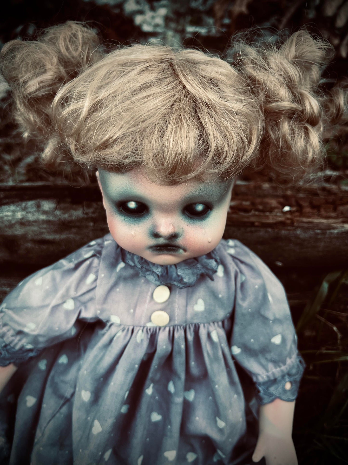 Meet Laurel 18" Doll Porcelain Witchy Creepy Haunted Spirit Infected Scary Spooky Zombie Possessed Fall Gothic Positive Energy