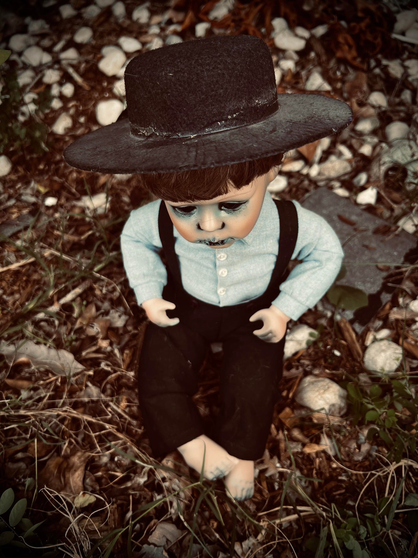 Meet Otis 10" Doll Boy Porcelain Witchy Creepy Haunted Spirit Infected Scary Poltergeist Spooky Wicca Possessed Fall Gothic Positive Energy