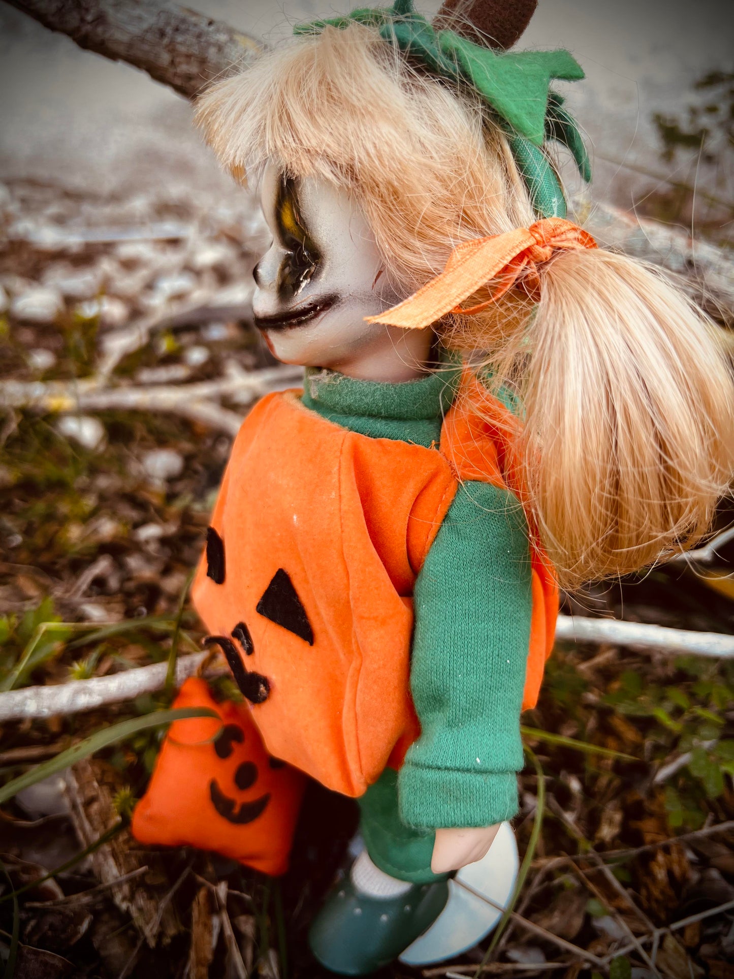 Meet Trixie 9" Doll Porcelain Witchy Creepy Haunted Spirit Infected Scary Poltergeist Spooky Wicca Possessed Halloween Fall Gothic Gore