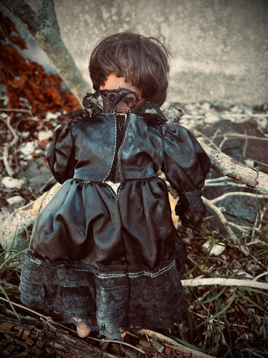 Meet Amelia 13" Doll Porcelain Clay Witchy Creepy Haunted Spirit Infected Scary Poltergeist Spooky Wicca Possessed Halloween Gothic Gore