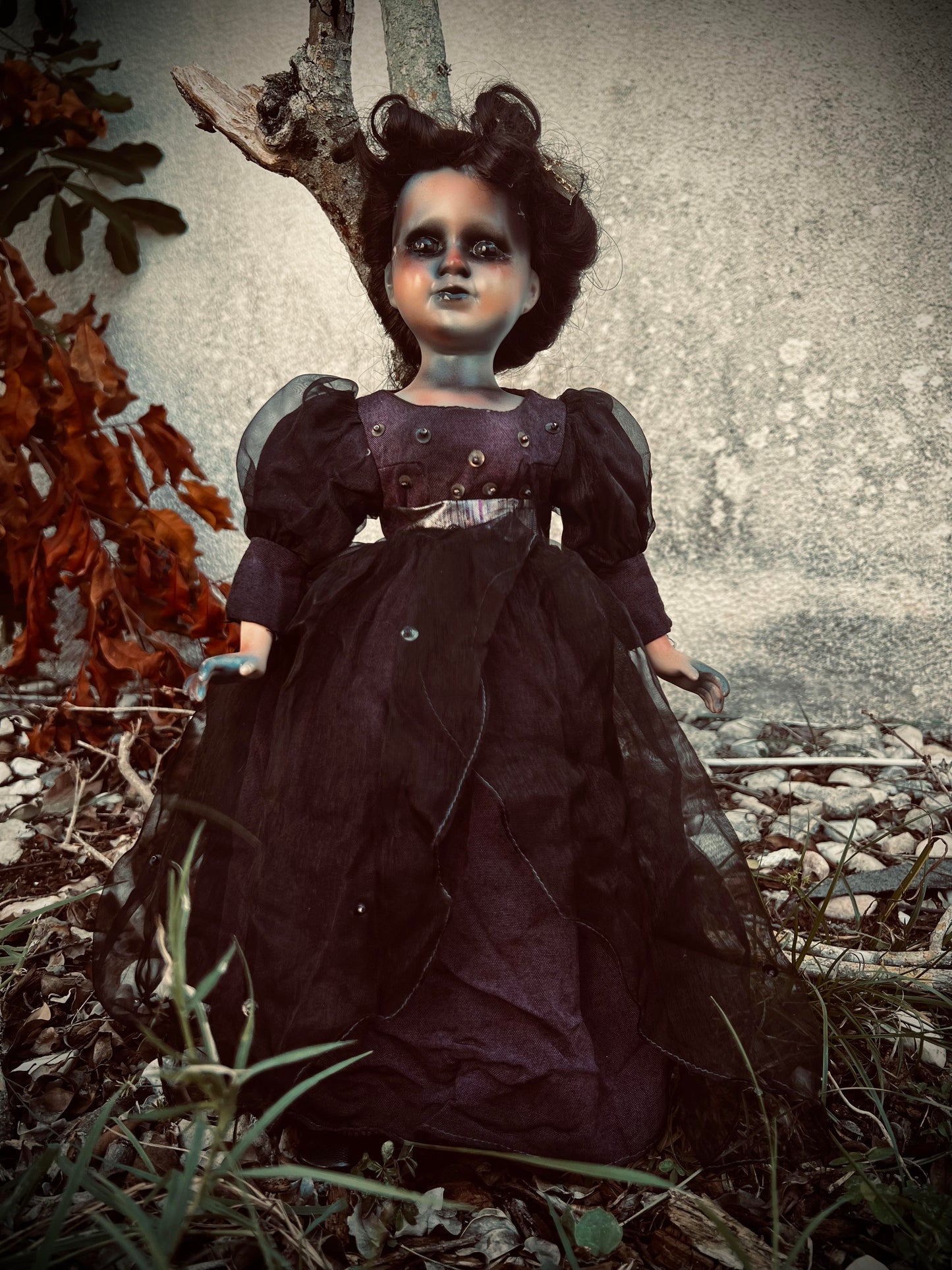Meet Nyx 16" Doll Porcelain Witchy Creepy Haunted Spirit Infected Scary Poltergeist Spooky Wicca Possessed Halloween Fall Gothic