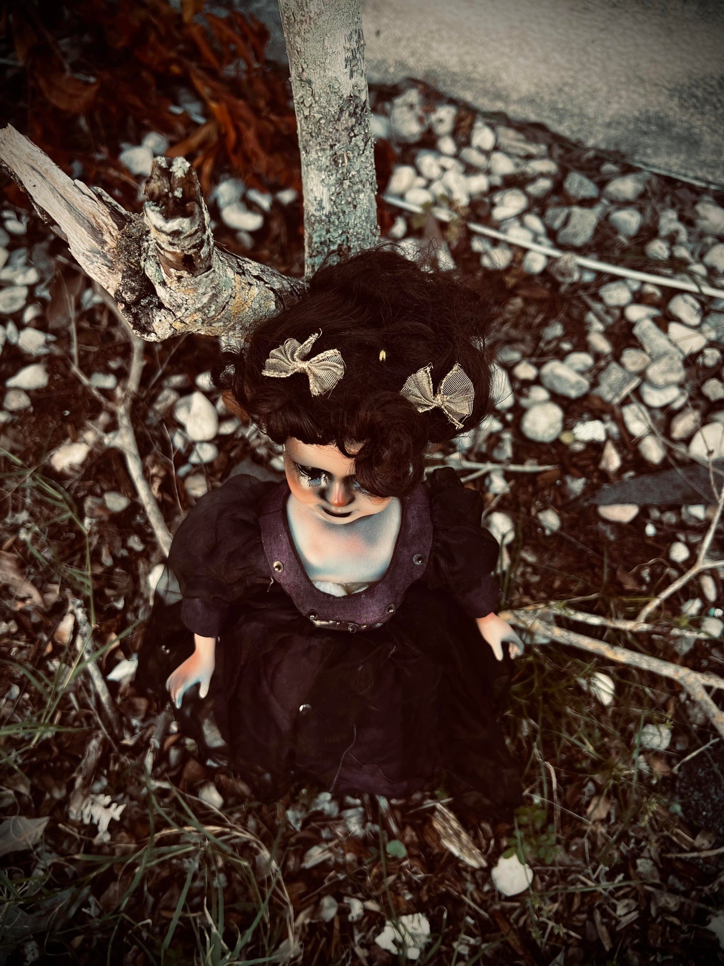 Meet Nyx 16" Doll Porcelain Witchy Creepy Haunted Spirit Infected Scary Poltergeist Spooky Wicca Possessed Halloween Fall Gothic