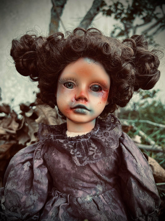 Meet Crystal 18" Doll Porcelain Witchy Creepy Haunted Spirit Infected Scary Poltergeist Spooky Wicca Possessed Fall Gothic Positive Energy