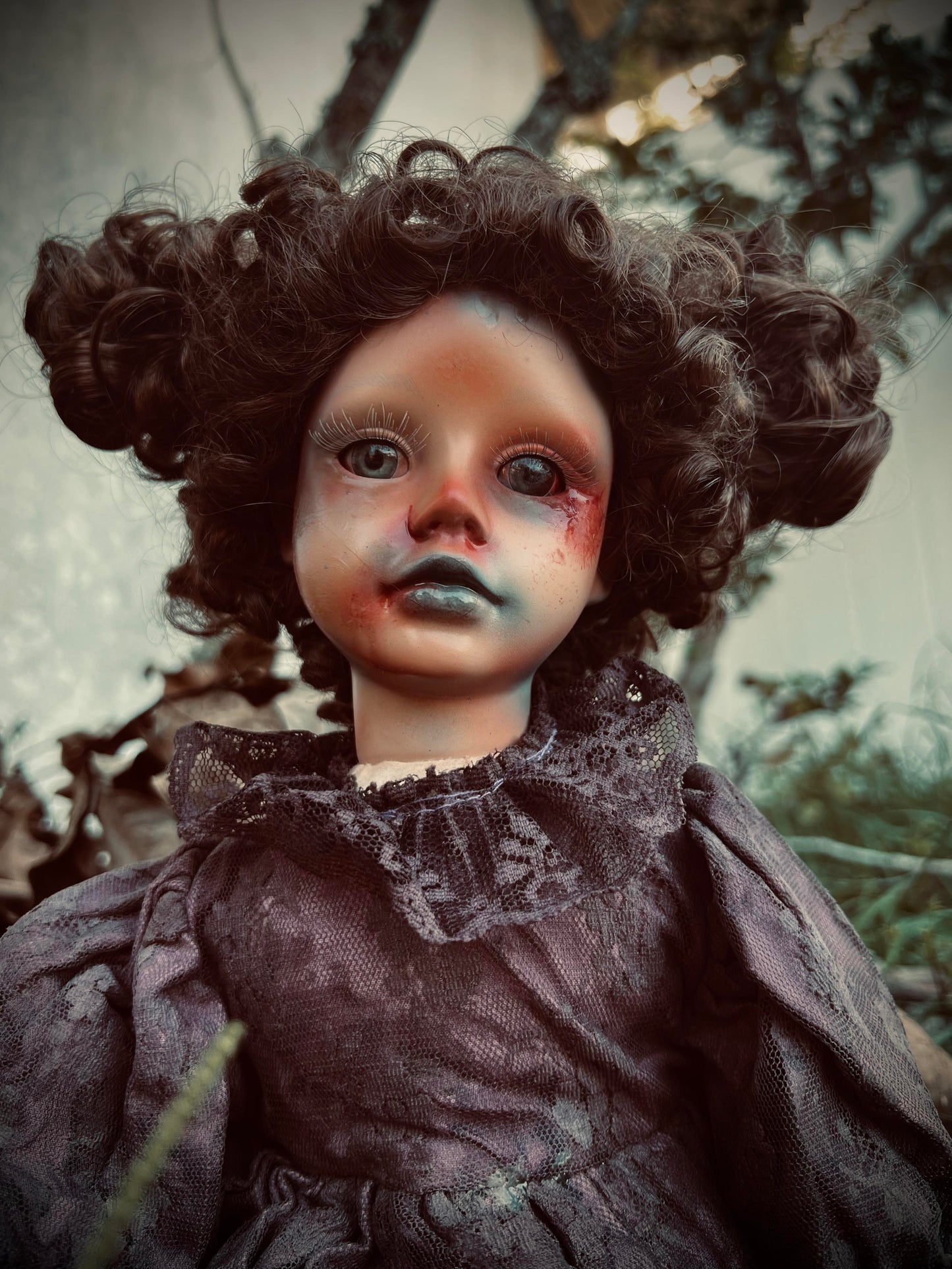 Meet Crystal 18" Doll Porcelain Witchy Creepy Haunted Spirit Infected Scary Poltergeist Spooky Wicca Possessed Fall Gothic Positive Energy