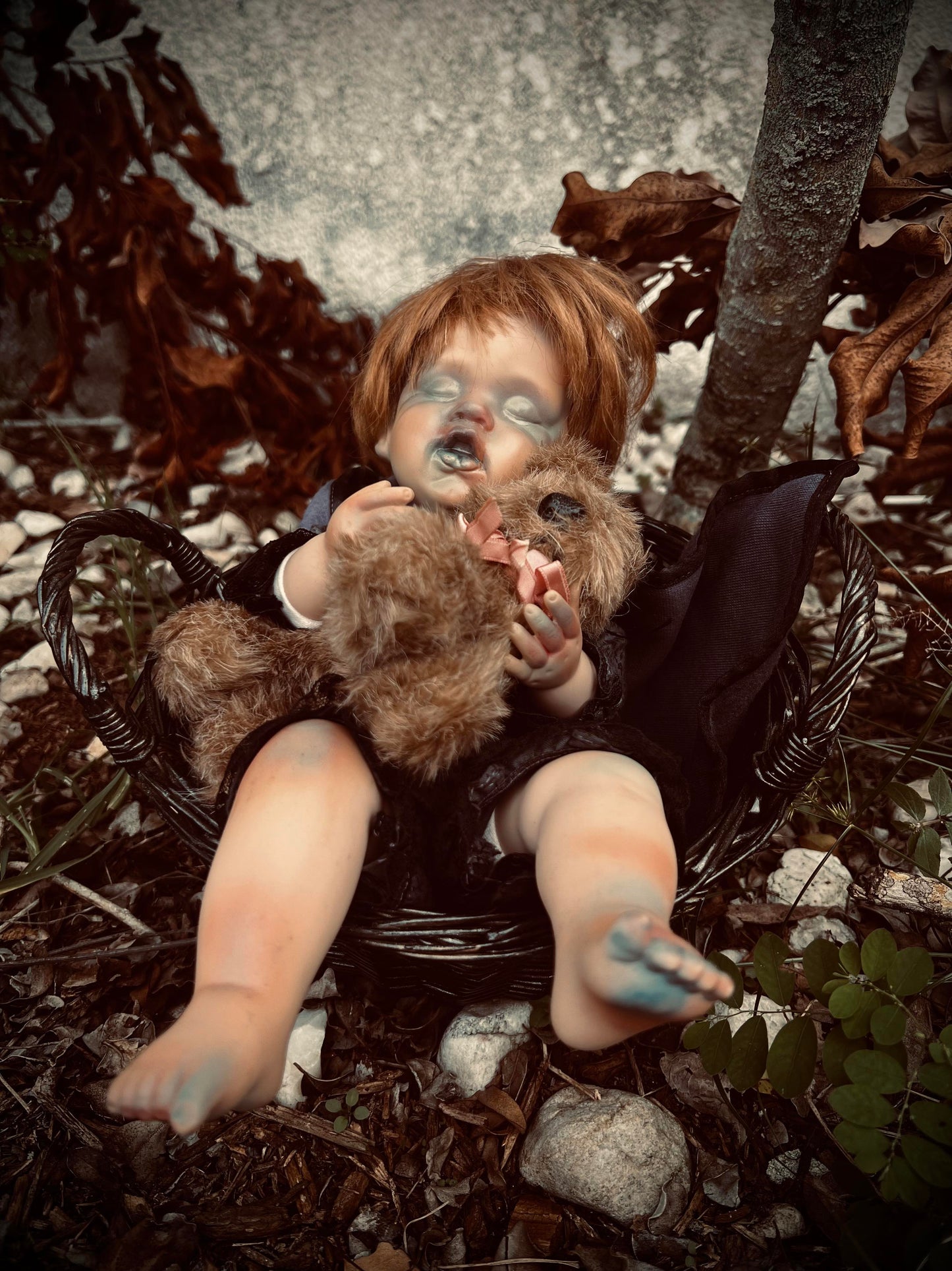 Meet Andrea 13" Doll Porcelain Witchy Creepy Haunted Spirit Infected Scary Poltergeist Spooky Wicca Possessed Fall Gothic Positive Energy