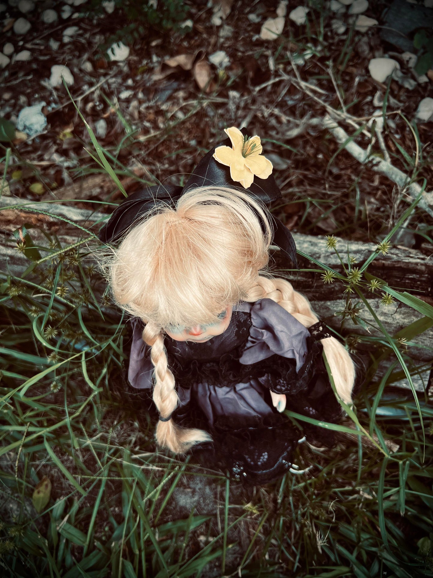 Meet Elizabeth 12" Doll Porcelain Witchy Creepy Haunted Spirit Infected Scary Poltergeist Spooky Wicca Possessed Fall Gothic Positive Energy