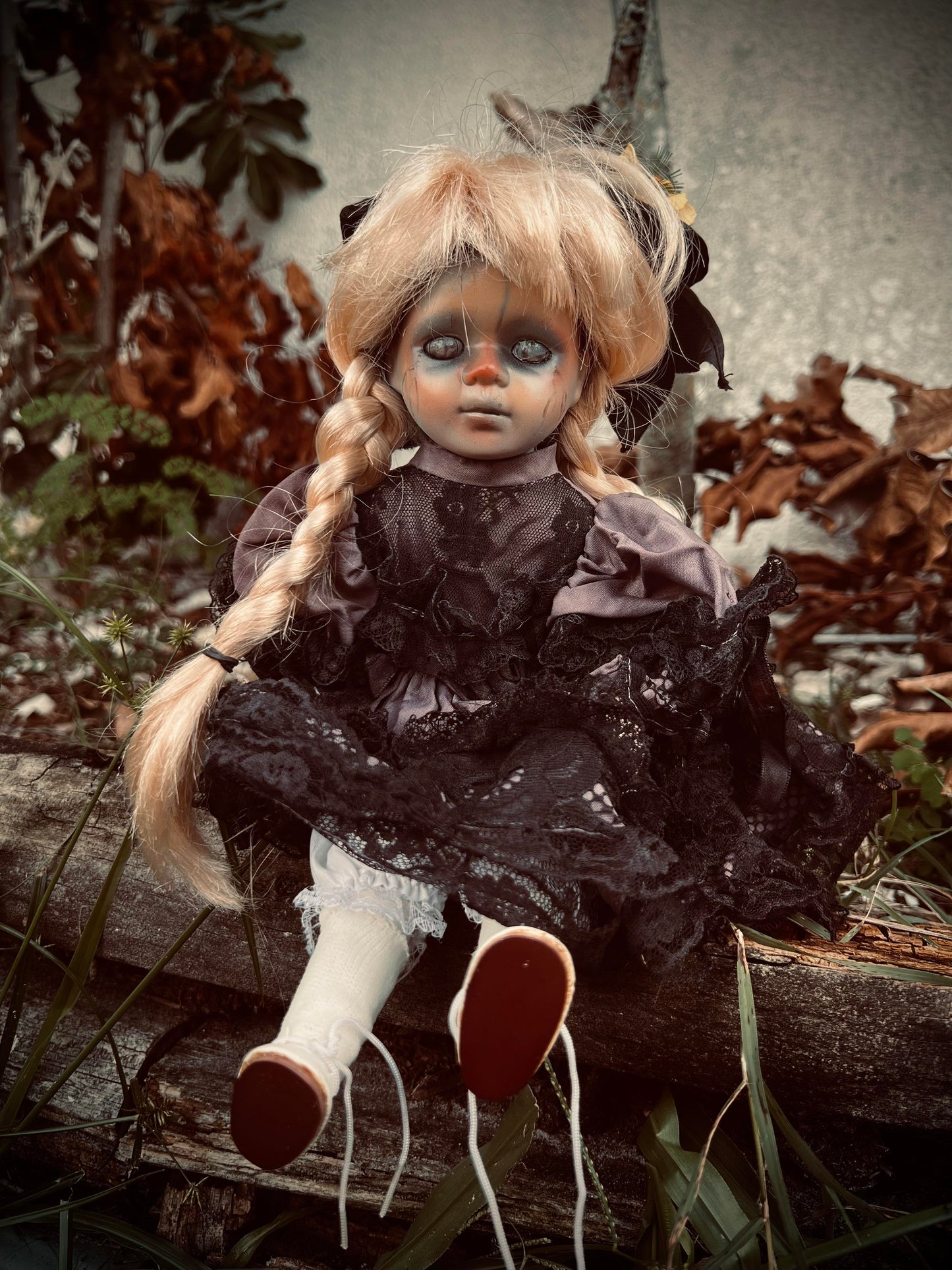Meet Elizabeth 12" Doll Porcelain Witchy Creepy Haunted Spirit Infected Scary Poltergeist Spooky Wicca Possessed Fall Gothic Positive Energy