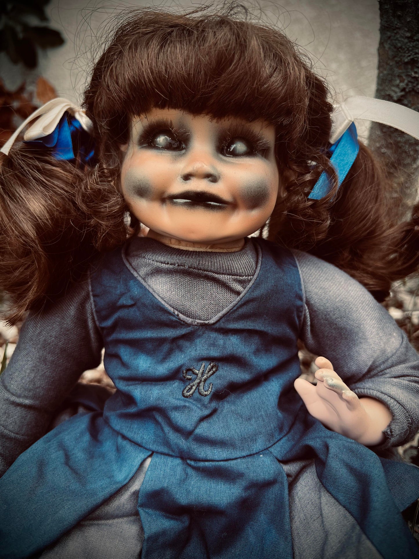 Meet Holly 11" Doll Porcelain Witchy Creepy Haunted Spirit Infected Scary Poltergeist Spooky Possessed Cheerleader Gothic Positive Energy