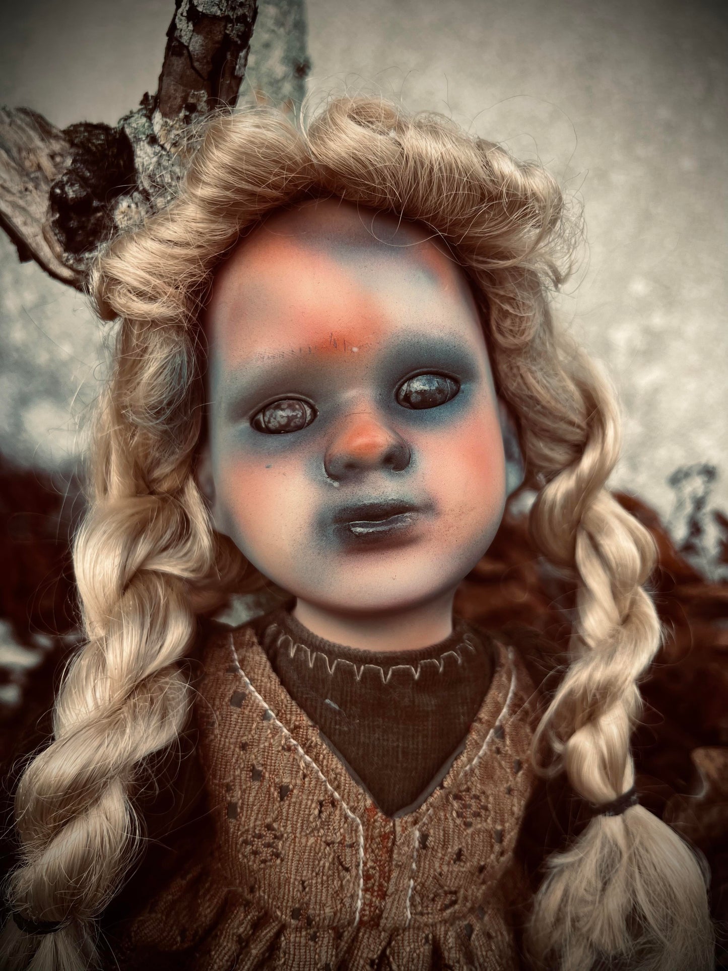 Meet Chloe 18" Doll Porcelain Witchy Creepy Haunted Spirit Infected Scary Poltergeist Spooky Wicca Possessed Fall Gothic Positive Energy