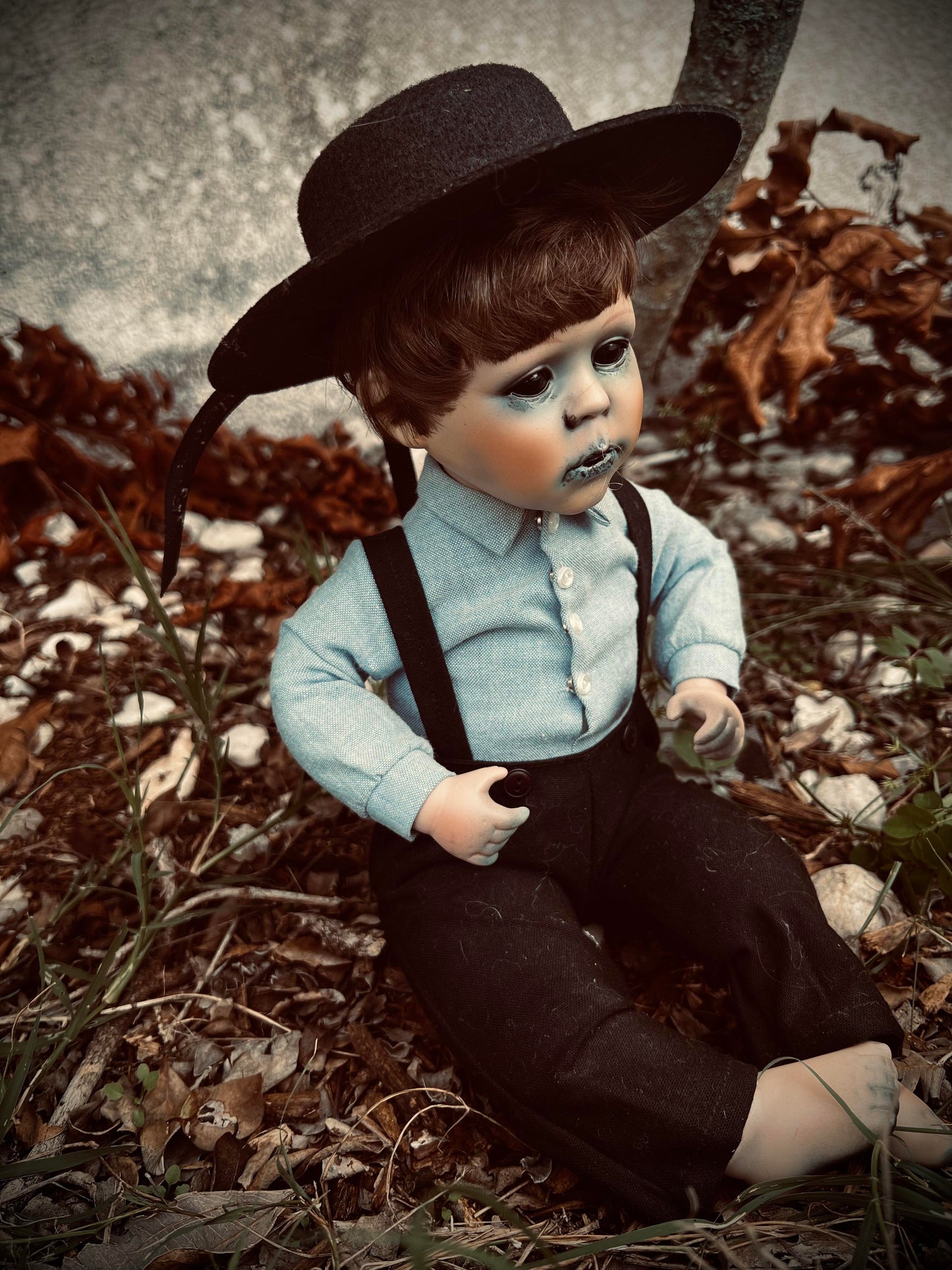 Meet Otis 10" Doll Boy Porcelain Witchy Creepy Haunted Spirit Infected Scary Poltergeist Spooky Wicca Possessed Fall Gothic Positive Energy