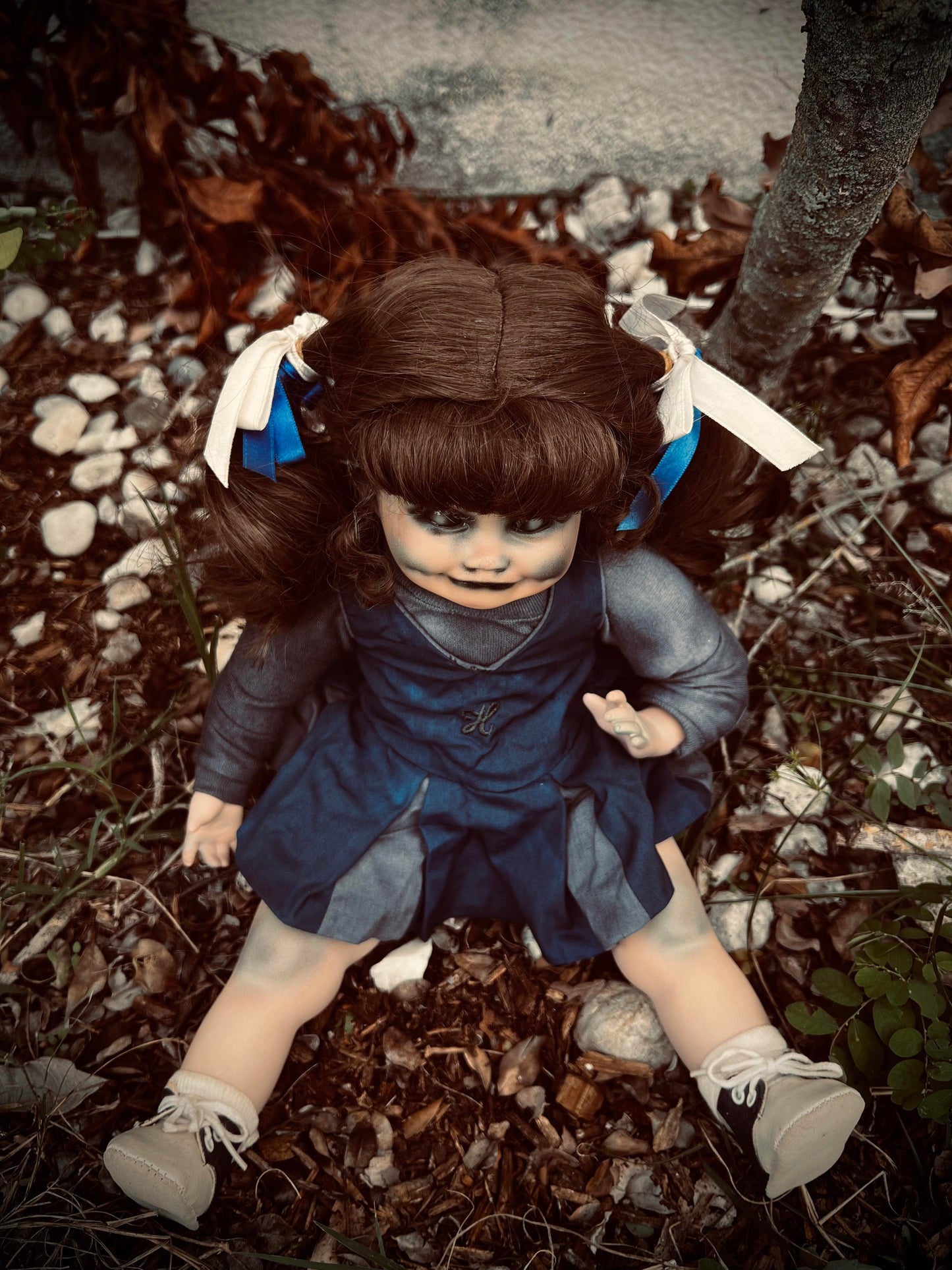 Meet Holly 11" Doll Porcelain Witchy Creepy Haunted Spirit Infected Scary Poltergeist Spooky Possessed Cheerleader Gothic Positive Energy