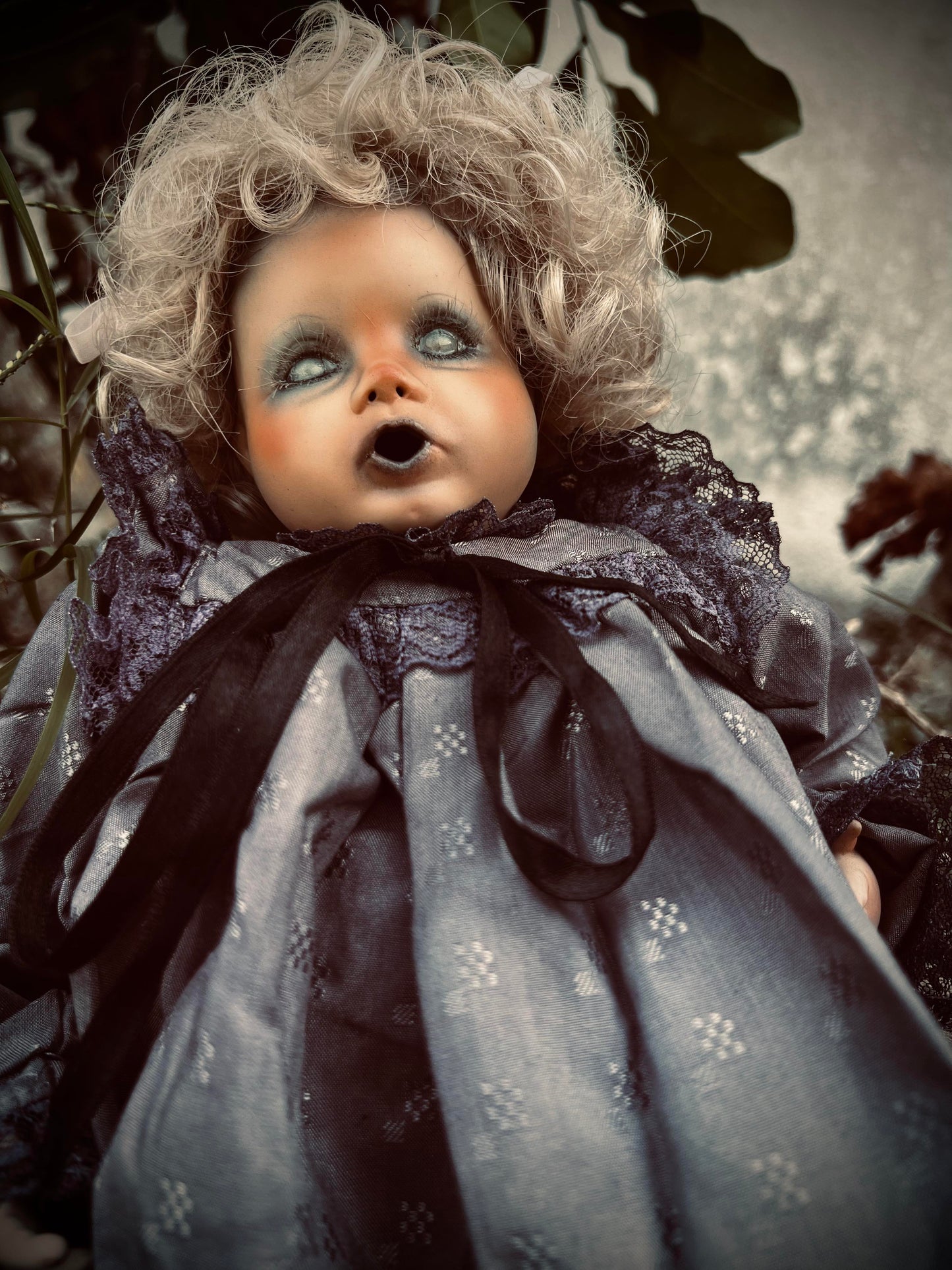 Meet Scarlett 14" Doll Porcelain Witchy Creepy Haunted Spirit Infected Scary Poltergeist Spooky Wicca Possessed Fall Gothic Positive Energy