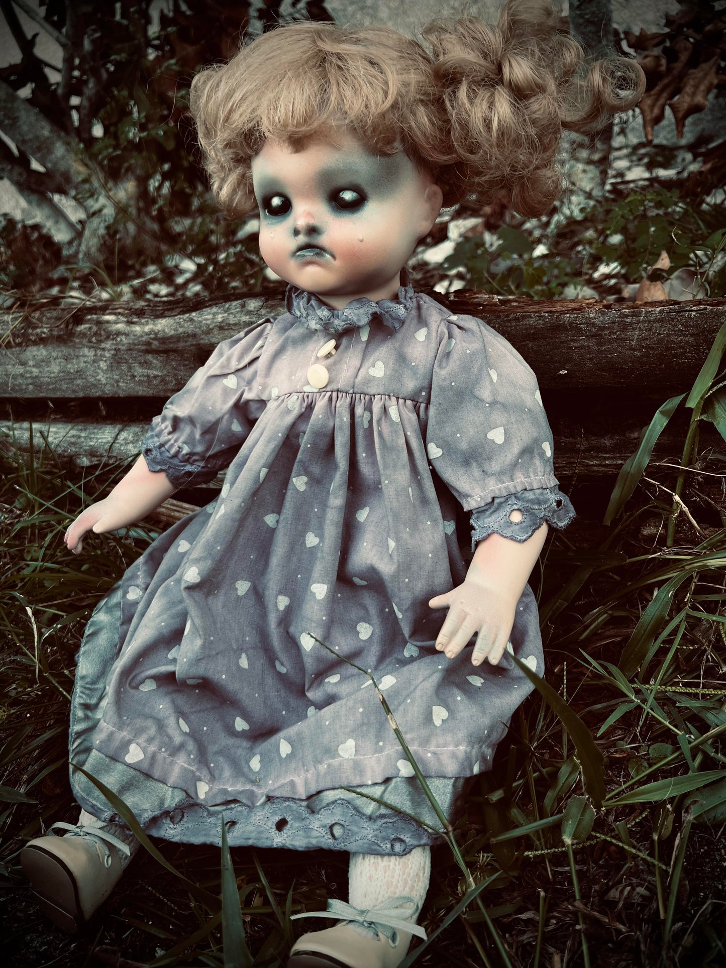 Meet Laurel 18" Doll Porcelain Witchy Creepy Haunted Spirit Infected Scary Spooky Zombie Possessed Fall Gothic Positive Energy