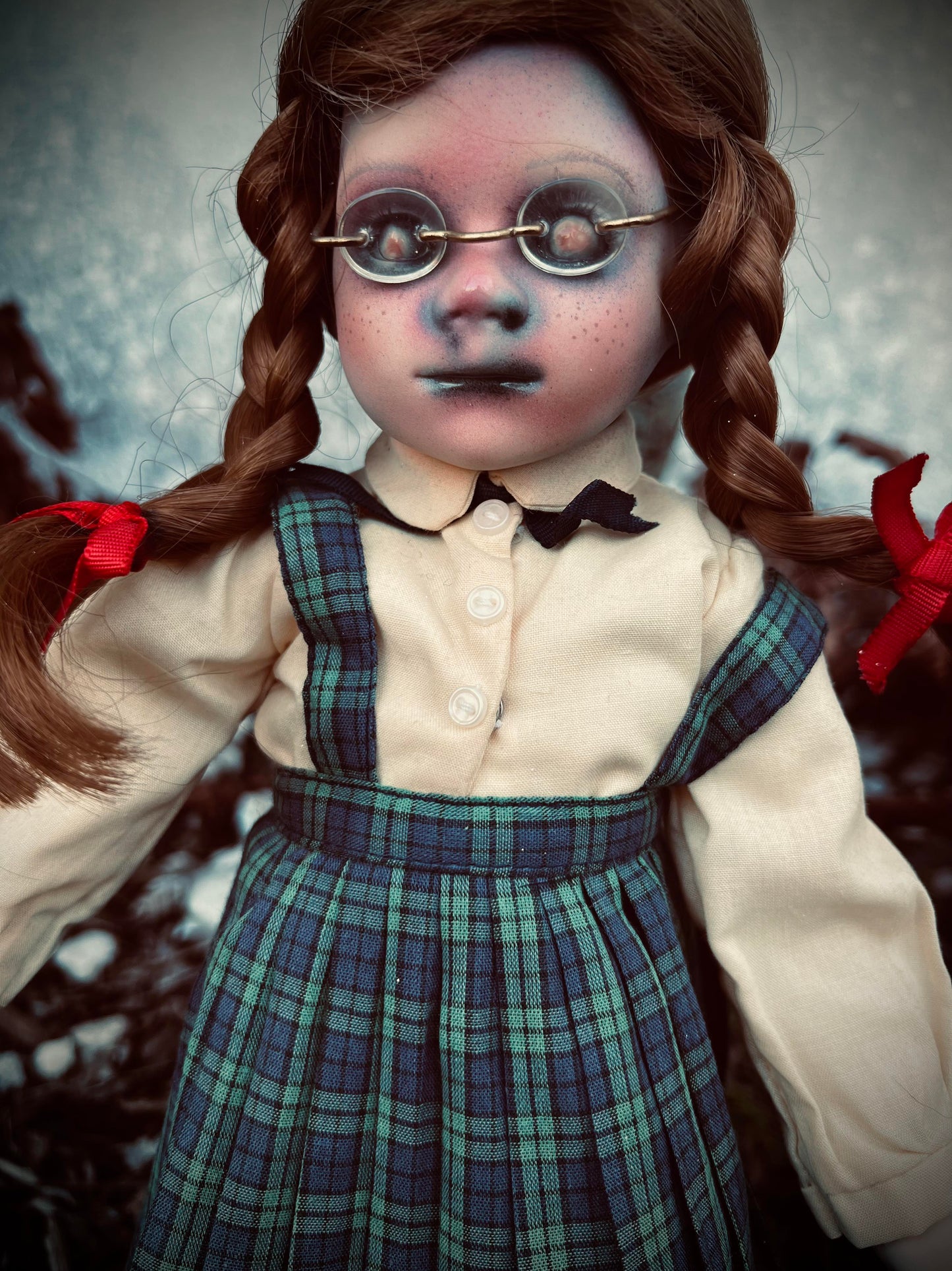 Meet Cathy 15" Doll Porcelain Witchy Creepy Haunted Spirit Infected Scary Poltergeist Spooky Zombie Possessed Fall Gothic Positive Energy