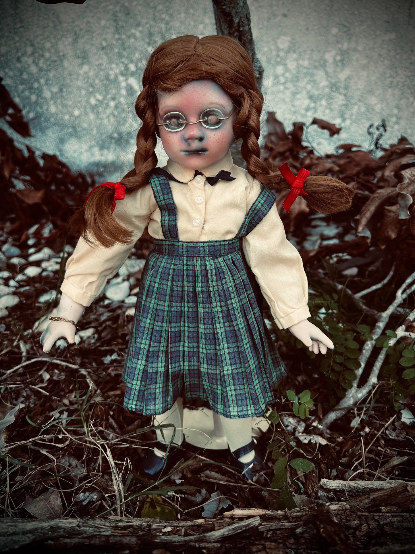 Meet Cathy 15" Doll Porcelain Witchy Creepy Haunted Spirit Infected Scary Poltergeist Spooky Zombie Possessed Fall Gothic Positive Energy