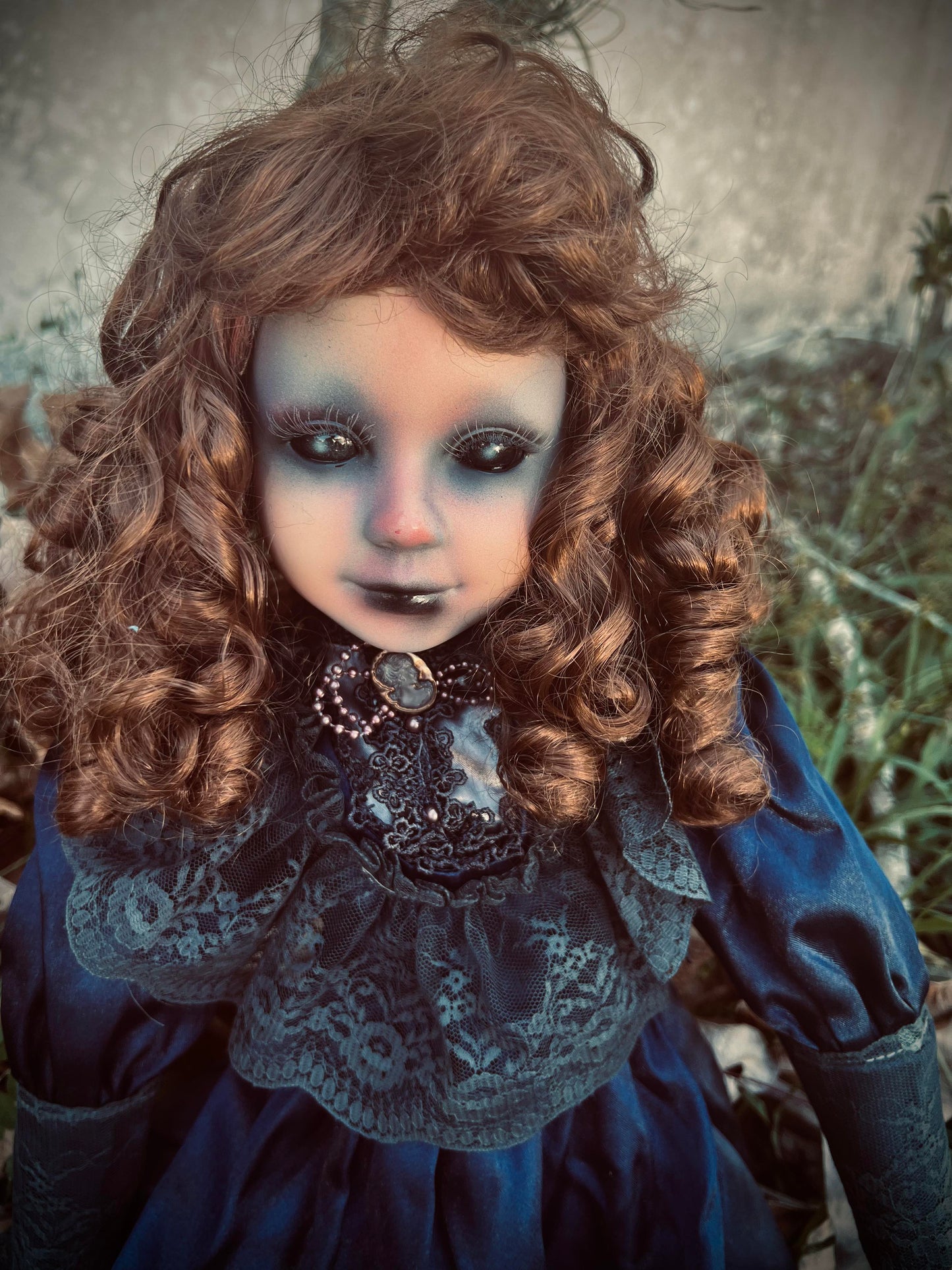 Meet Leola 25" Doll Porcelain Witchy Creepy Haunted Spirit Infected Scary Poltergeist Spooky Zombie Possessed Fall Gothic Positive Energy