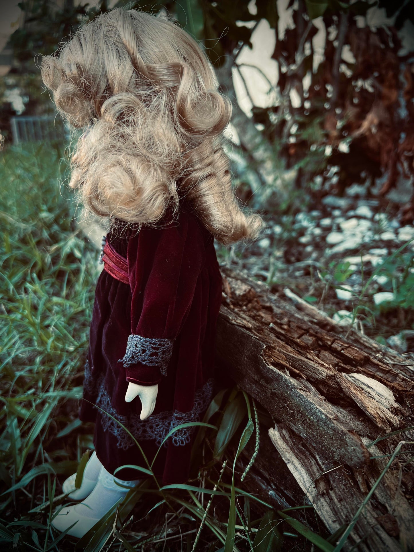 Meet Lynette 14" Doll Porcelain Witchy Creepy Haunted Spirit Infected Scary Poltergeist Spooky Zombie Possessed Fall Gothic Positive Energy