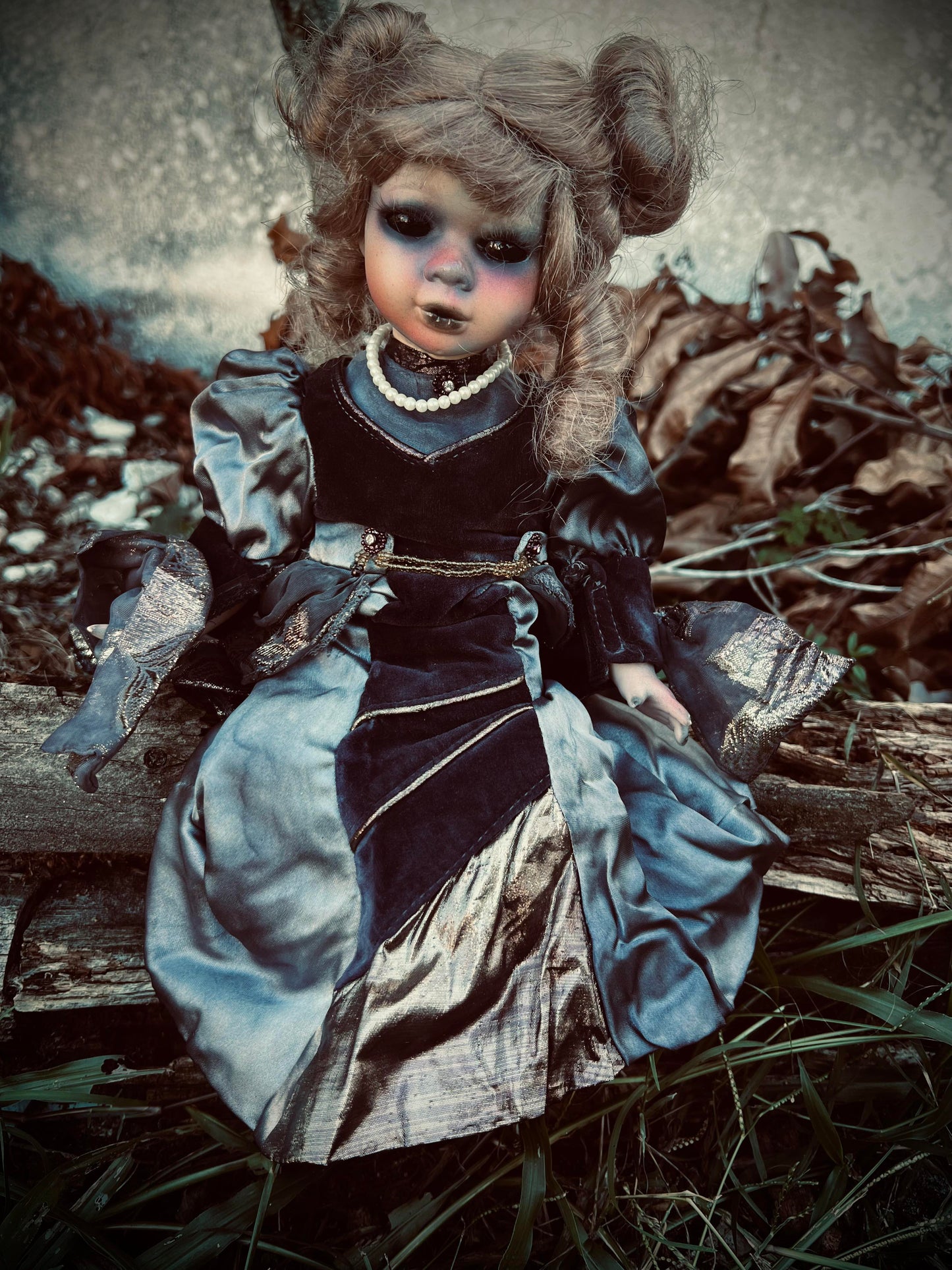 Meet Faith 12" Doll Porcelain Witchy Creepy Haunted Spirit Infected Scary Poltergeist Spooky Zombie Possessed Fall Gothic Positive Energy