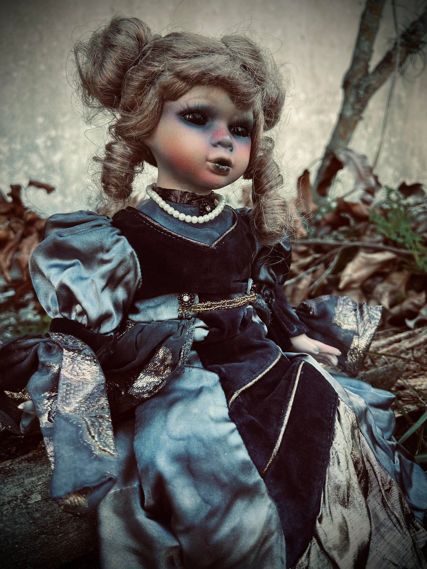 Meet Faith 12" Doll Porcelain Witchy Creepy Haunted Spirit Infected Scary Poltergeist Spooky Zombie Possessed Fall Gothic Positive Energy