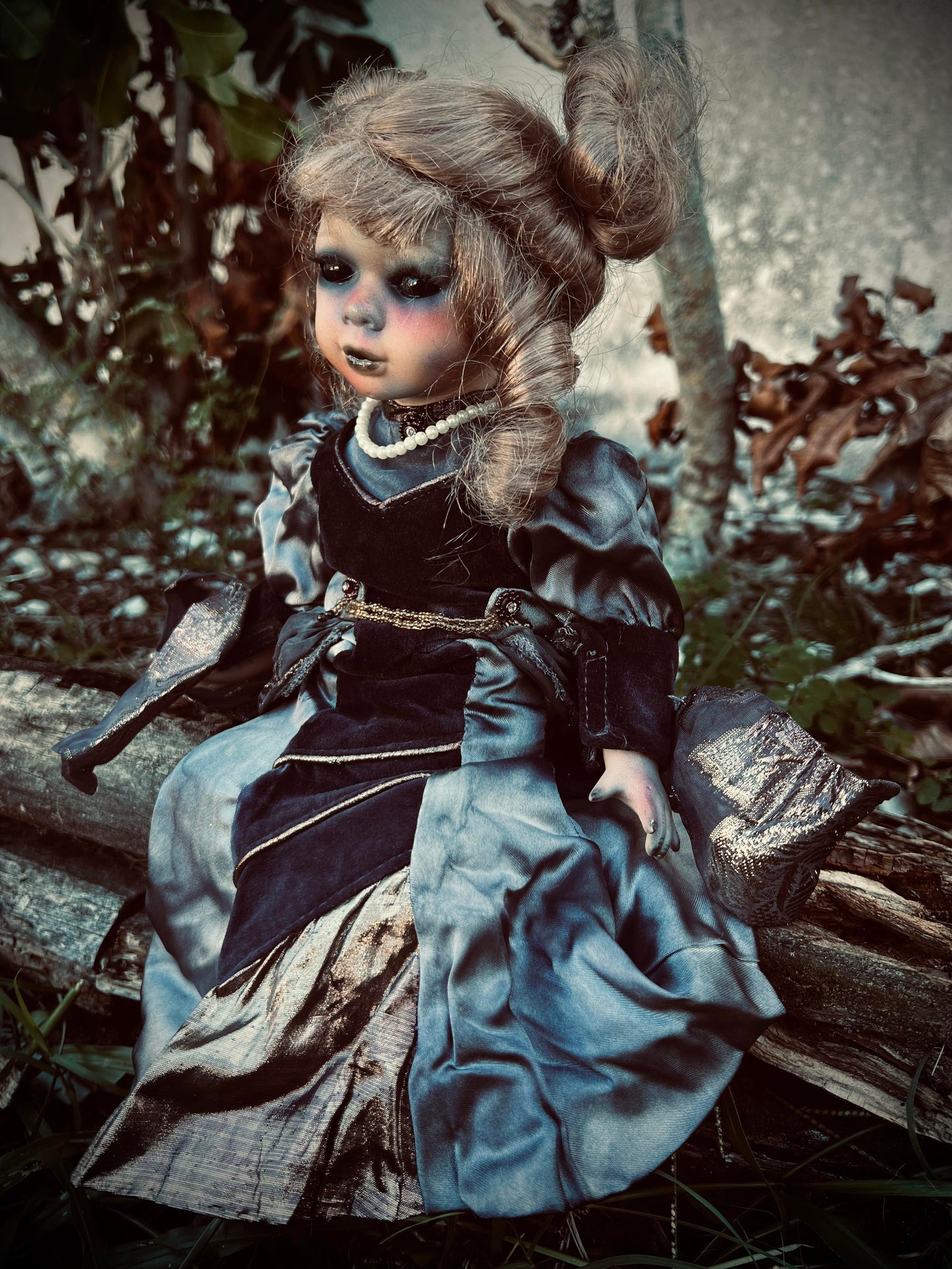 Meet Faith 12" Doll Porcelain Witchy Creepy Haunted Spirit Infected Scary Poltergeist Spooky Zombie Possessed Fall Gothic Positive Energy