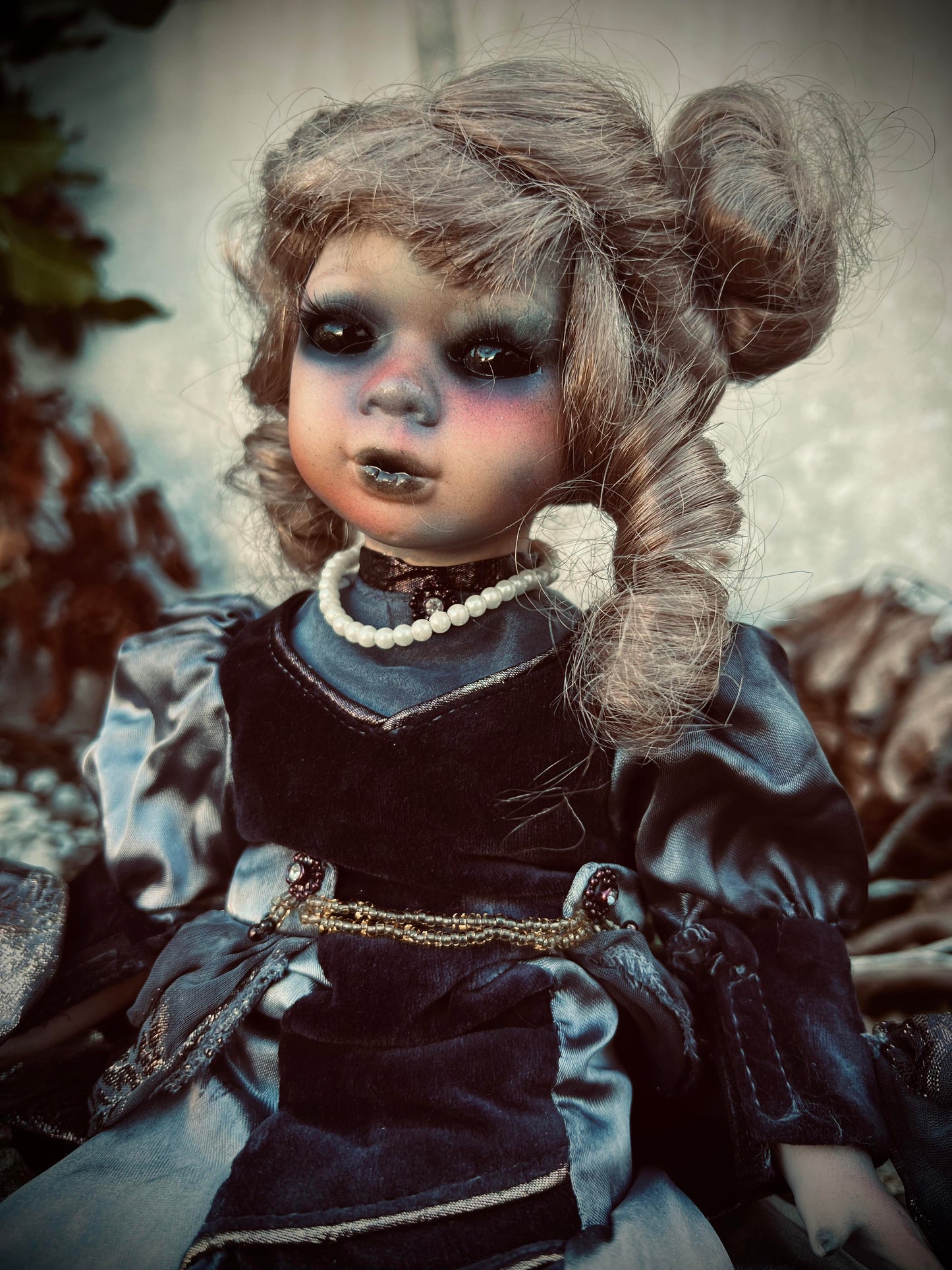 Meet Faith 12" Doll Porcelain Witchy Creepy Haunted Spirit Infected Scary Poltergeist Spooky Zombie Possessed Fall Gothic Positive Energy