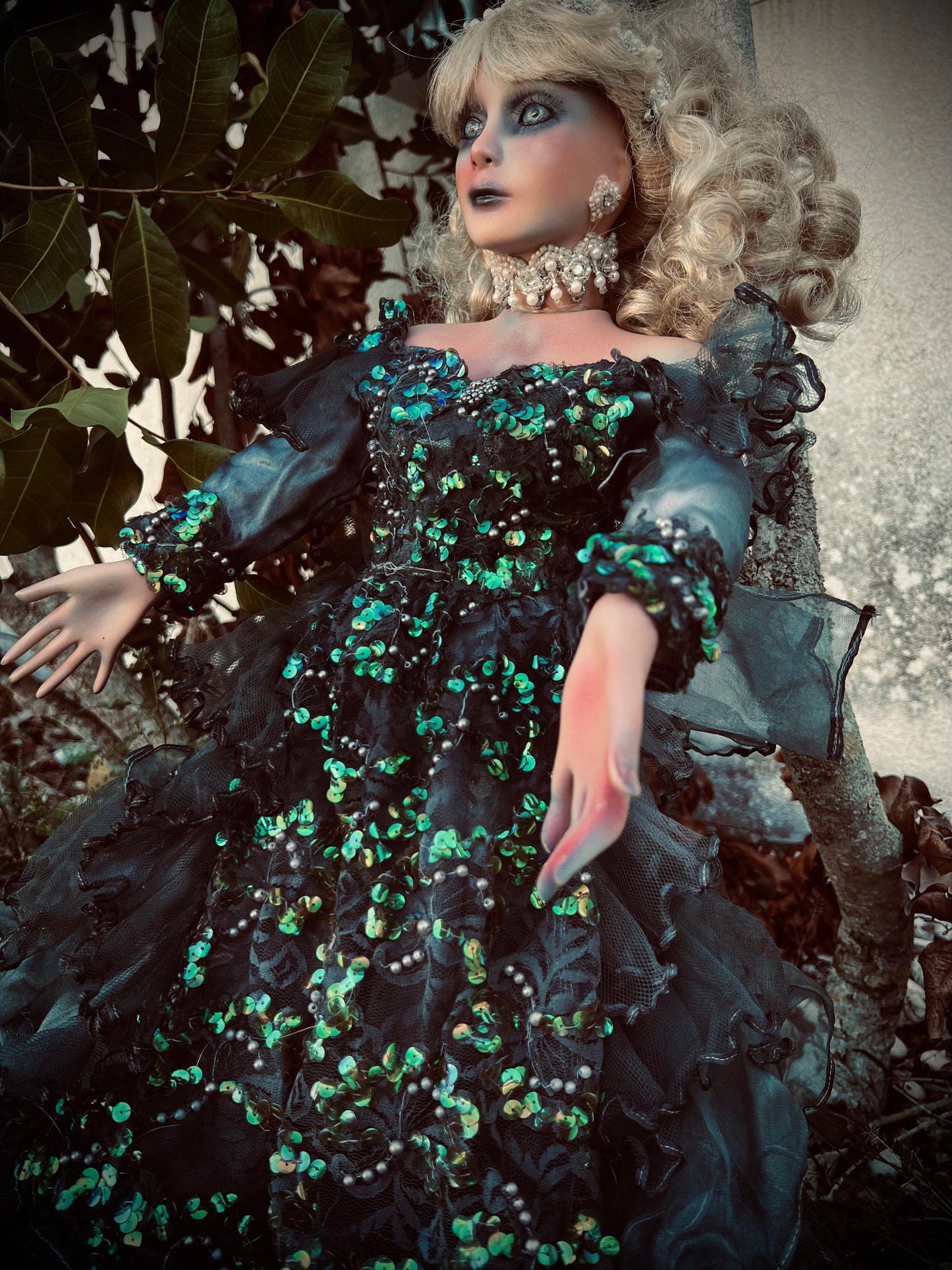 Meet Rosemary 26" Doll Porcelain Witchy Creepy Haunted Spirit Infected Scary Poltergeist Spooky Zombie Possessed Fall Gothic Positive Energy