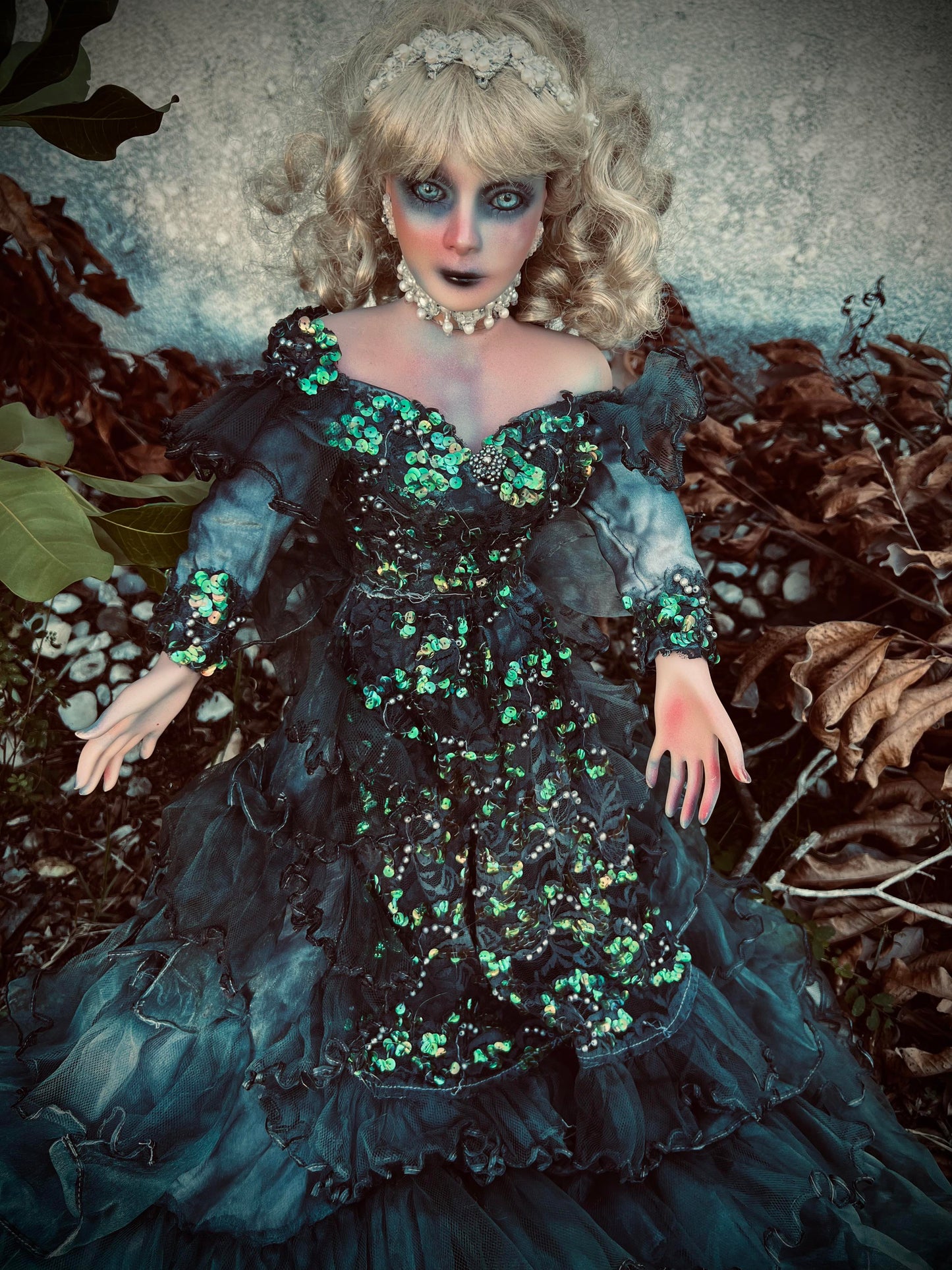 Meet Rosemary 26" Doll Porcelain Witchy Creepy Haunted Spirit Infected Scary Poltergeist Spooky Zombie Possessed Fall Gothic Positive Energy
