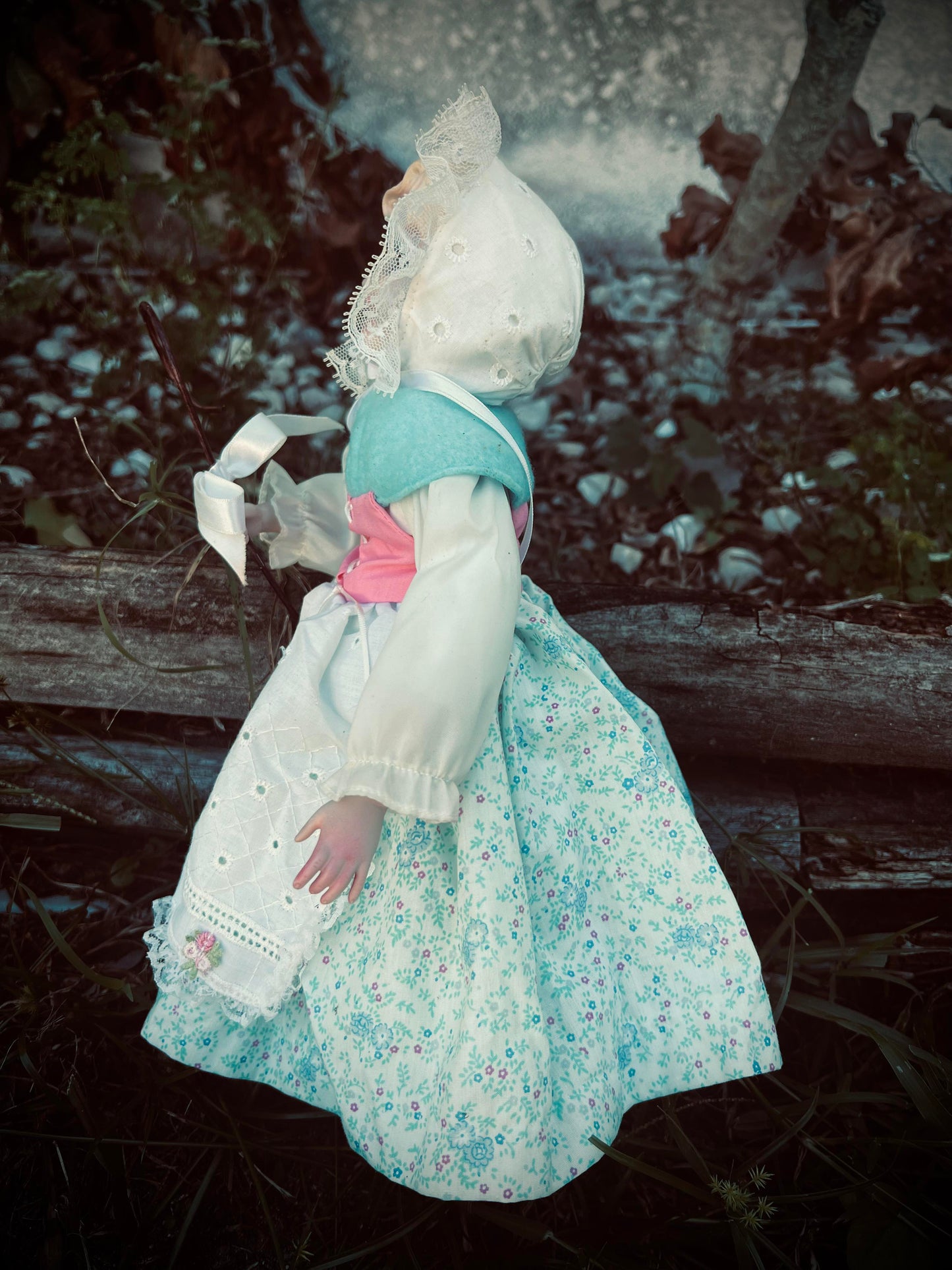 Meet Henrietta 14 " Doll Porcelain Witchy Creepy Haunted Spirit Infected Fairytale Poltergeist Spooky Zombie Possessed Fall Gothic