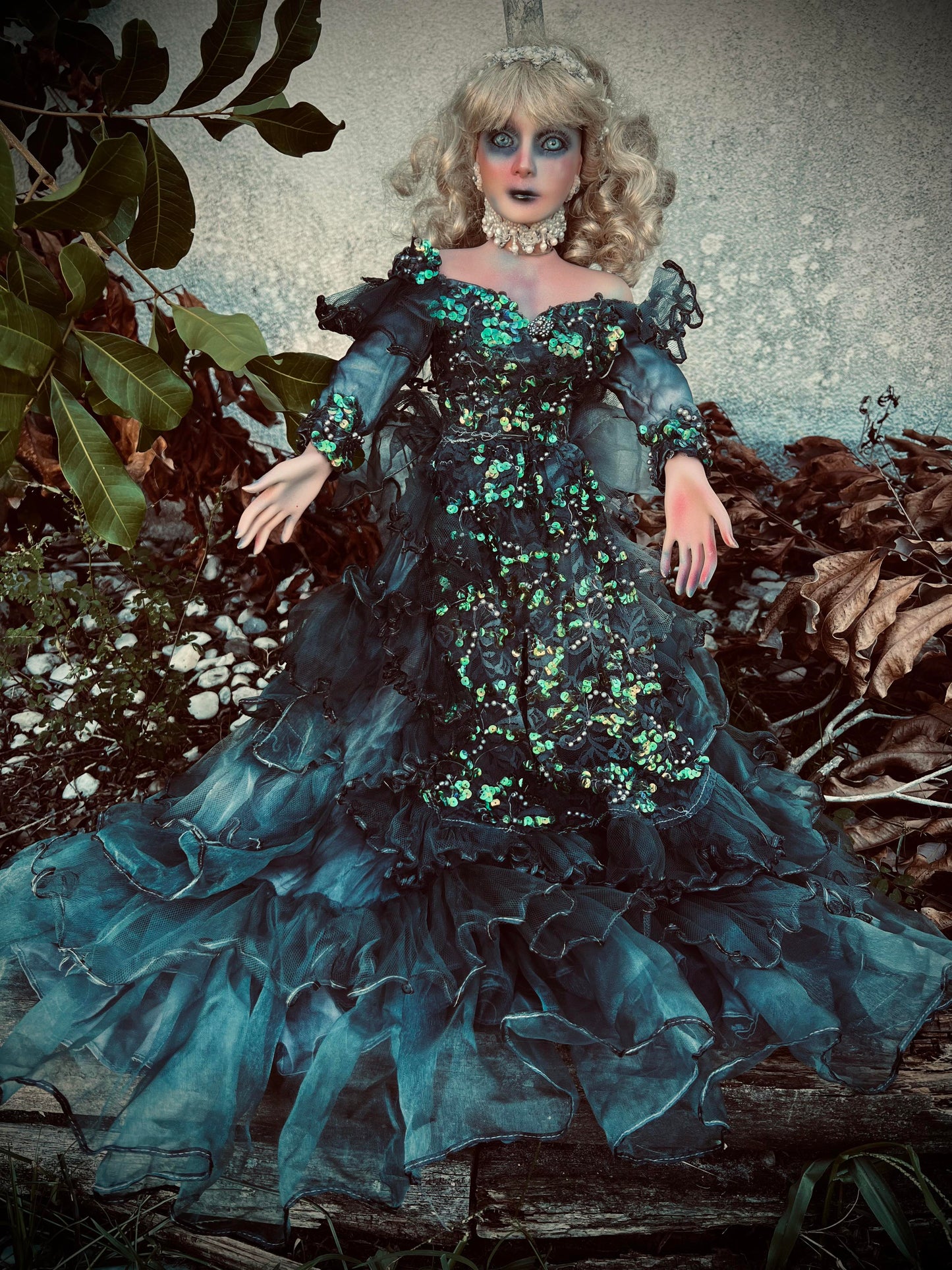 Meet Rosemary 26" Doll Porcelain Witchy Creepy Haunted Spirit Infected Scary Poltergeist Spooky Zombie Possessed Fall Gothic Positive Energy