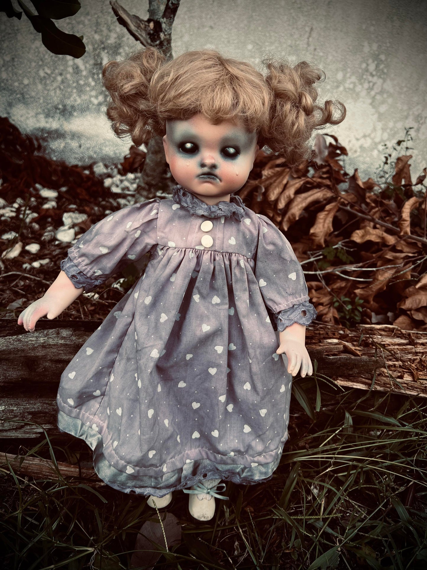 Meet Laurel 18" Doll Porcelain Witchy Creepy Haunted Spirit Infected Scary Spooky Zombie Possessed Fall Gothic Positive Energy
