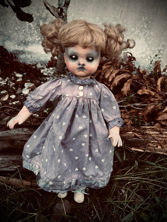 Meet Laurel 18" Doll Porcelain Witchy Creepy Haunted Spirit Infected Scary Spooky Zombie Possessed Fall Gothic Positive Energy