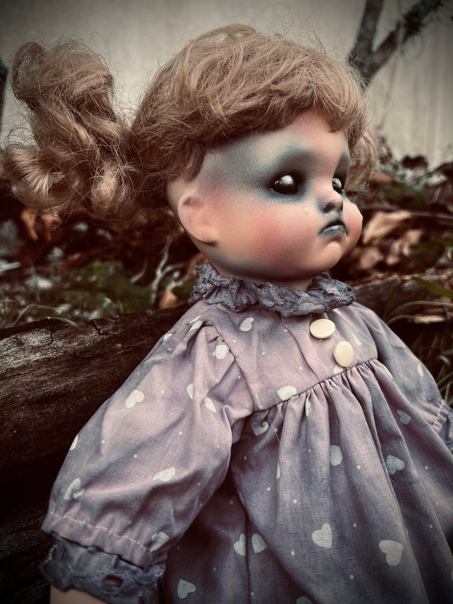 Meet Laurel 18" Doll Porcelain Witchy Creepy Haunted Spirit Infected Scary Spooky Zombie Possessed Fall Gothic Positive Energy