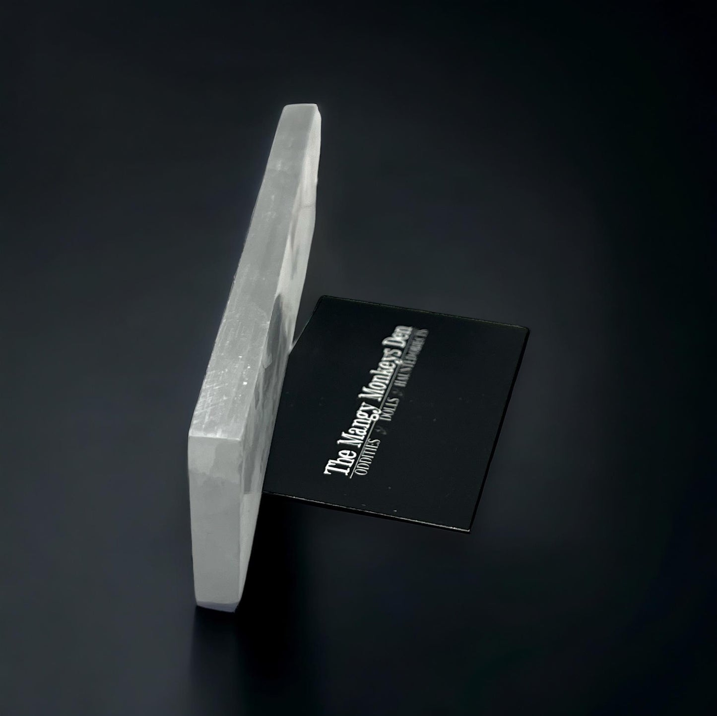 Selenite Charging Plate Large Point Curiosity, Oddity, Spells, Unique Gift Idea, Witchcraft, Rituals, Atlar Crystal