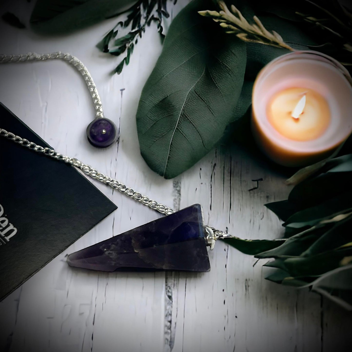 Pendulum Hexagonal Amethyst Curiosity, Oddity, Spells, Unique Gift Idea, Witchcraft, Rituals, Spirit Boards, Quartz