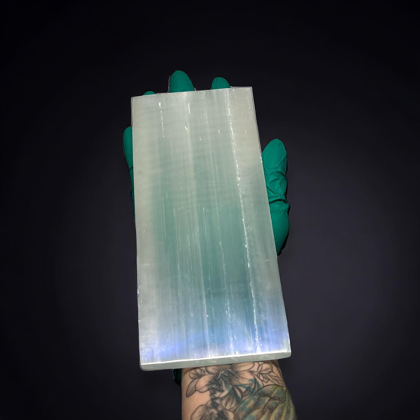 Selenite Smooth Charging Plate Large Rectangle Curiosity, Oddity, Spells, Unique Gift Idea, Witchcraft, Rituals, Atlar Crystal