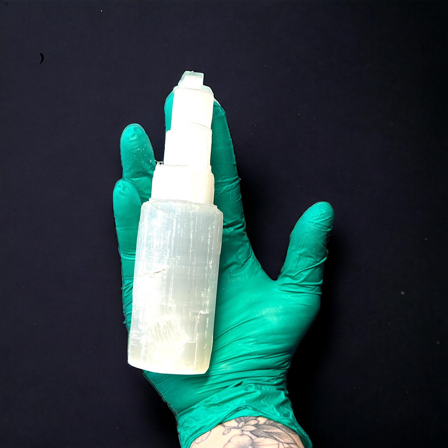 Rough Stone Specimen 6-Inch Iceberg White Tower Selenite Curiosity, Oddity, Spells, Unique Gift Idea, Witchcraft, Rituals, Atlar Crystal