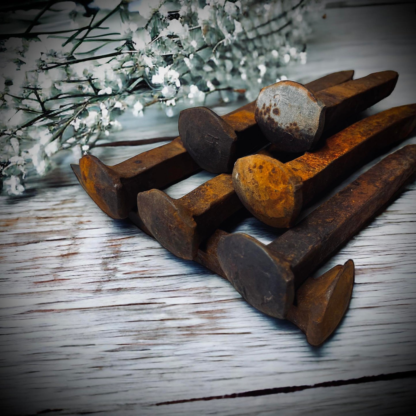 Rusty Railroad Spike 7" Great For Home Protection, Metaphysical, Spiritual Use, Hoodoo, Wicca, Occult, Blacksmith, Forge, Spells, Oddity