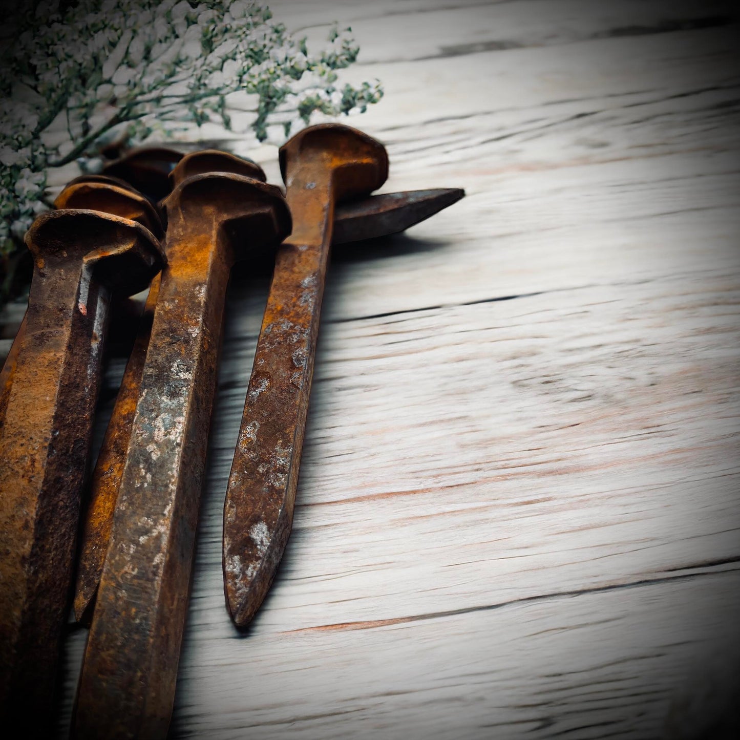 Rusty Railroad Spike 7" Great For Home Protection, Metaphysical, Spiritual Use, Hoodoo, Wicca, Occult, Blacksmith, Forge, Spells, Oddity