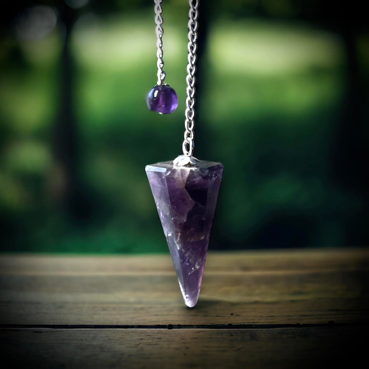 Pendulum Hexagonal Amethyst Curiosity, Oddity, Spells, Unique Gift Idea, Witchcraft, Rituals, Spirit Boards, Quartz