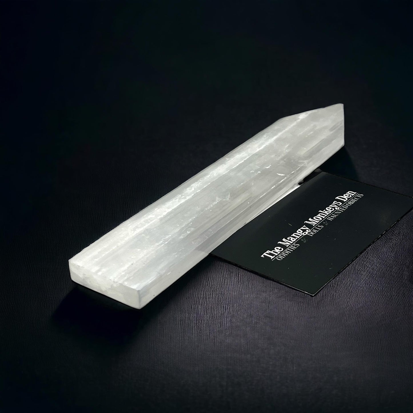 Selenite Charging Plate Large Point Curiosity, Oddity, Spells, Unique Gift Idea, Witchcraft, Rituals, Atlar Crystal