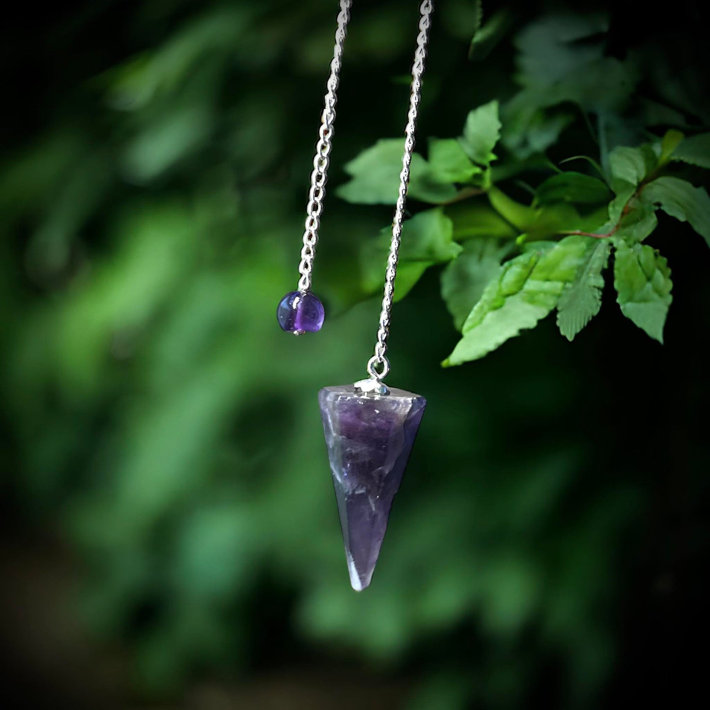 Pendulum Hexagonal Amethyst Curiosity, Oddity, Spells, Unique Gift Idea, Witchcraft, Rituals, Spirit Boards, Quartz