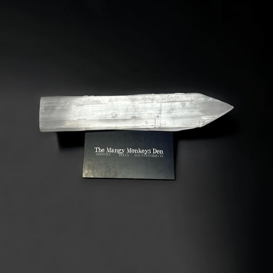 Selenite Charging Plate Large Point Curiosity, Oddity, Spells, Unique Gift Idea, Witchcraft, Rituals, Atlar Crystal