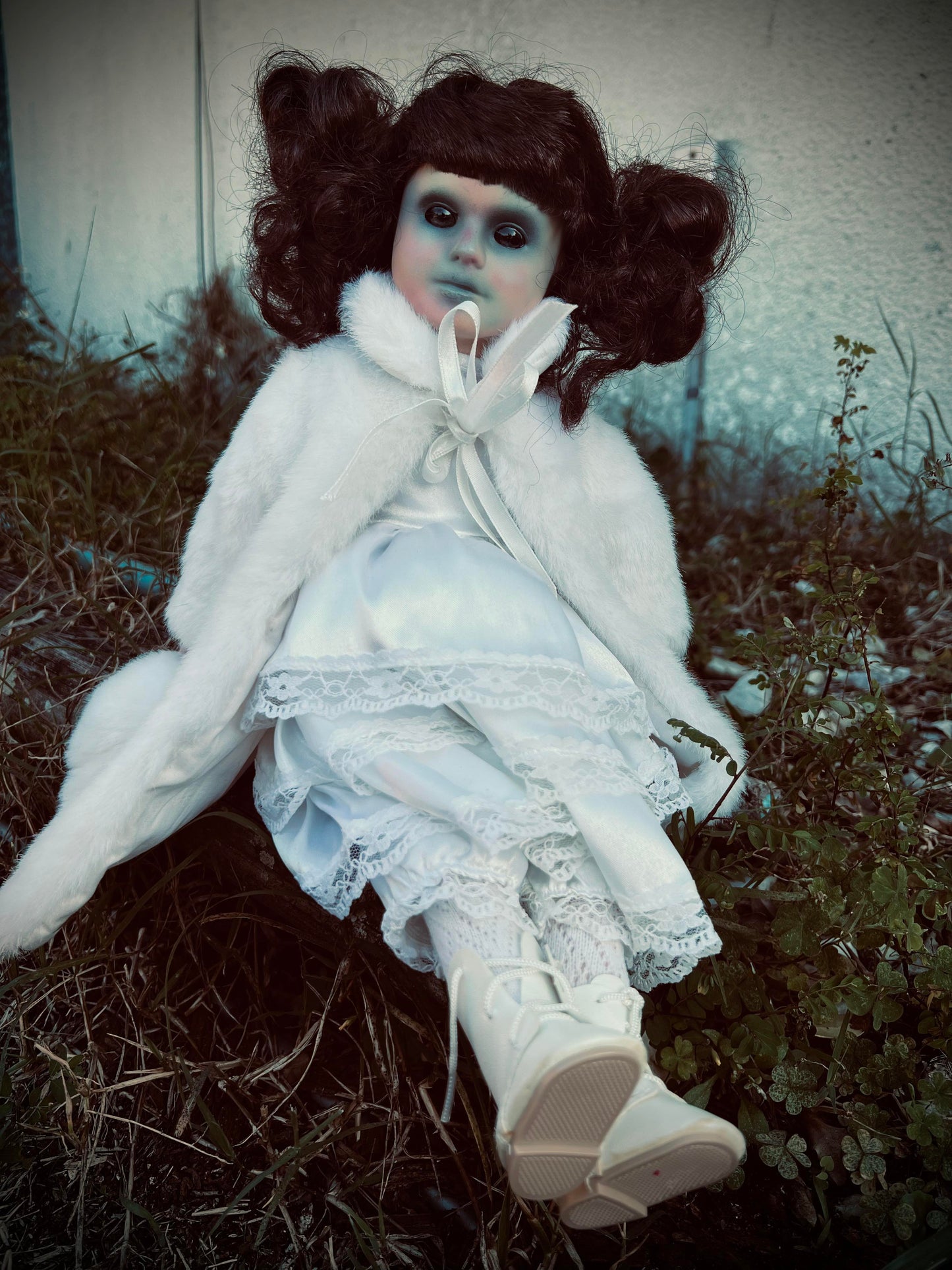 Meet Harper 17" Doll Porcelain Witchy Creepy Haunted Spirit Infected Scary Spooky Zombie Possessed Positive Energy Occult Gift Idea Vessel