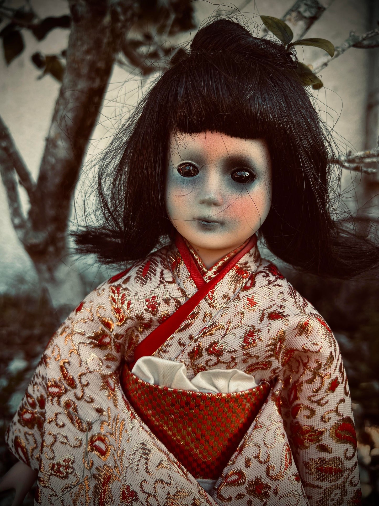Meet Marcelina 17" Doll Porcelain Witchy Creepy Haunted Spirit Infected Scary Spooky Zombie Possessed Positive Energy Occult Gift Idea