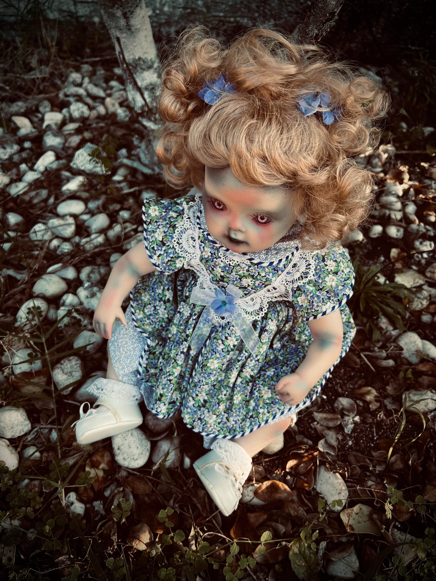 Meet Cherry 13" Doll Porcelain Witchy Creepy Haunted Spirit Infected Scary Spooky Zombie Possessed Positive Energy Occult Gift Idea Vessel