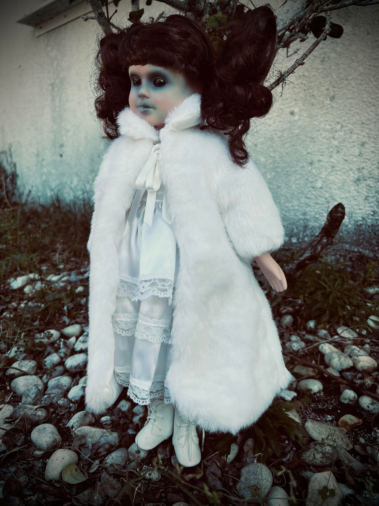 Meet Harper 17" Doll Porcelain Witchy Creepy Haunted Spirit Infected Scary Spooky Zombie Possessed Positive Energy Occult Gift Idea Vessel