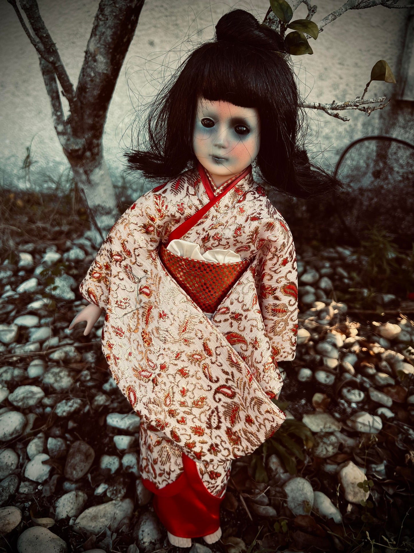 Meet Marcelina 17" Doll Porcelain Witchy Creepy Haunted Spirit Infected Scary Spooky Zombie Possessed Positive Energy Occult Gift Idea
