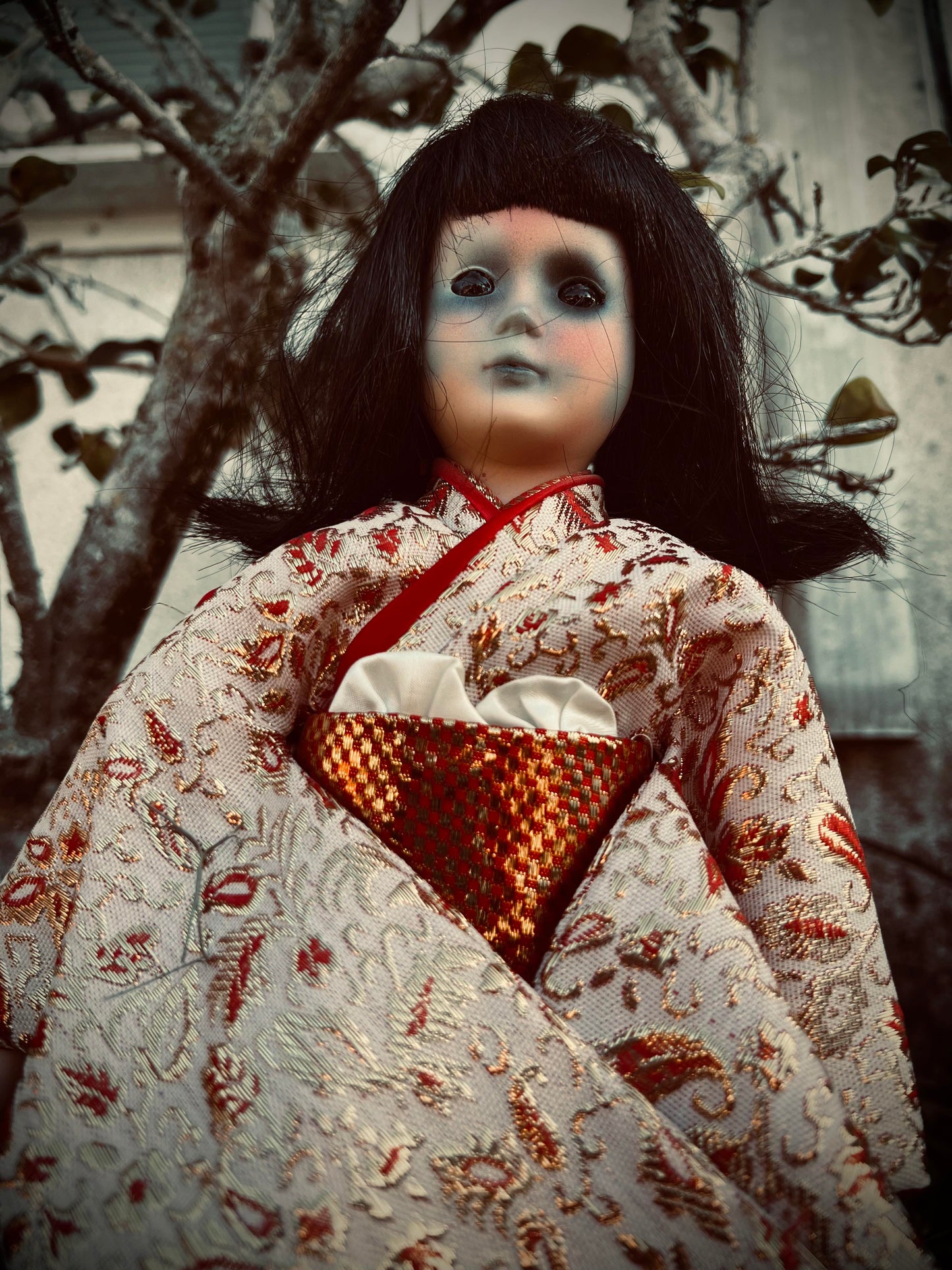 Meet Marcelina 17" Doll Porcelain Witchy Creepy Haunted Spirit Infected Scary Spooky Zombie Possessed Positive Energy Occult Gift Idea